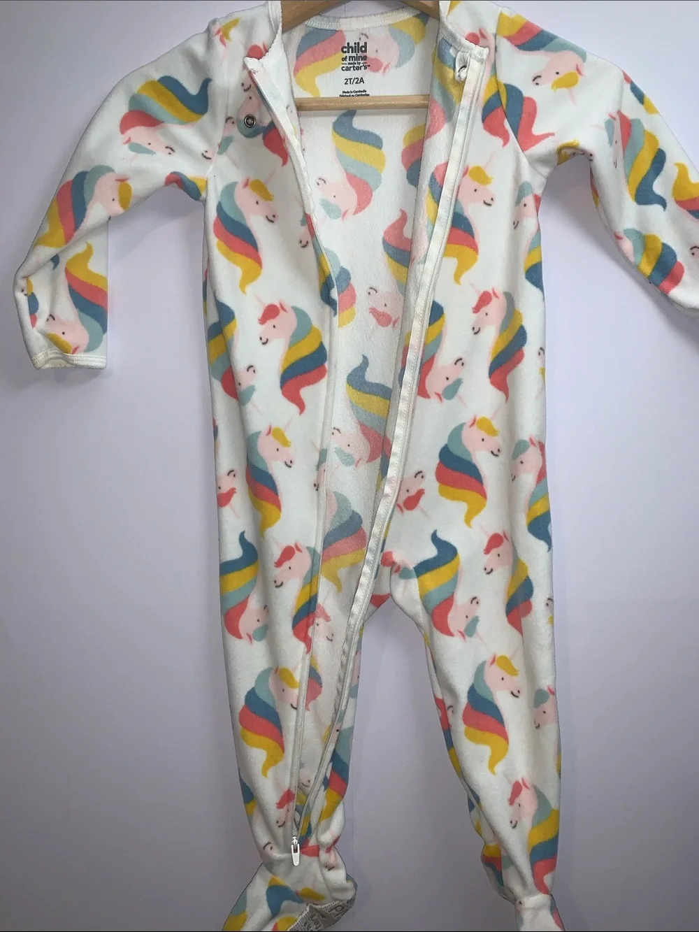 Carter's Unicorn One-Piece Footie Pajamas